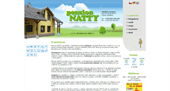 Desktop Screenshot of penzion-natty.cz